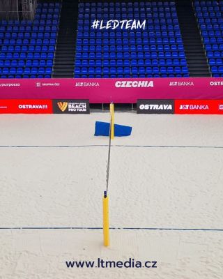 LED reklama v písku? Na volejbalu vám to rádi splníme! #ledadvertising #ledteam #ledlights